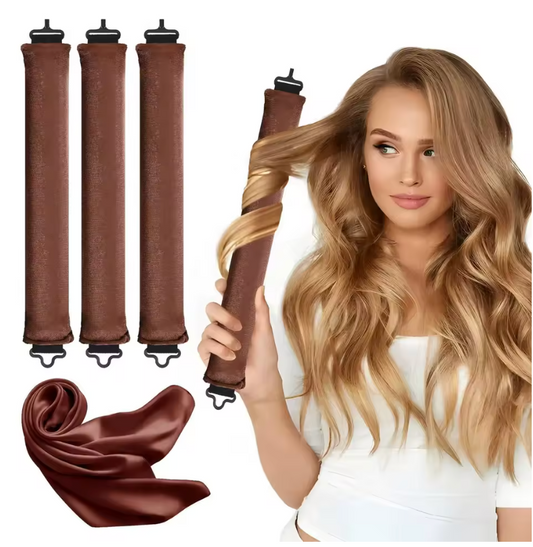 Lämpöä käyttämätön hiusten kiharrin 27 cm